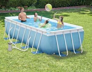 PISCINA INTEX PRISMA FRAME 28316 FILTRO 2.006LT/H+SCA CM.400X200 H100