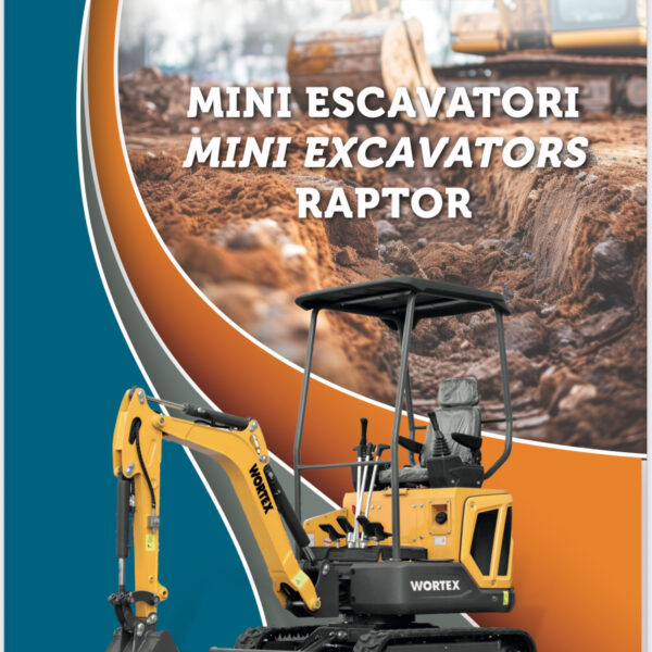 MINI ESCAVATORE WORTEX RAPTOR 1000-KP192 W-I